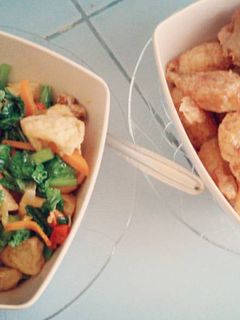 Foto resep Tumis sawi hijau dan tahu#BikinRamadanBerkesan