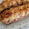 Solomillo de cerdo con salsa de manzana y cebolla