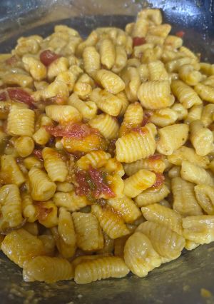 Una foto de Cavatelli de Zanahoria 🥕 y sémola