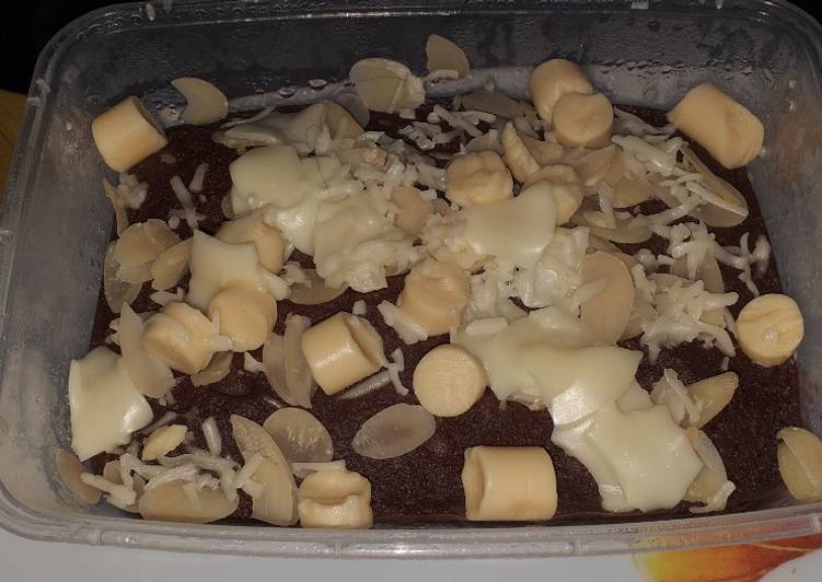 Bagaimana Membuat Brownies kukus keto, Enak