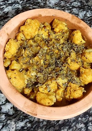 A picture of Kadai cauliflower.
