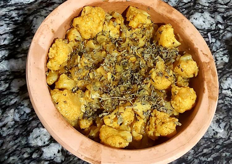 Recipe of Super Quick Homemade Kadai cauliflower