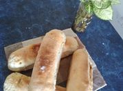 Una foto de pan con chicharrones harina 000