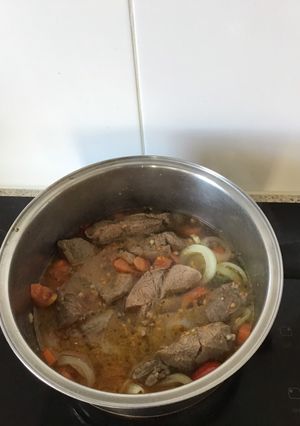 Una foto de Carne mega blanda y sabrosa