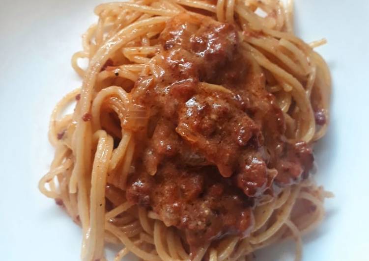 Spaghetti Saos Barbeque