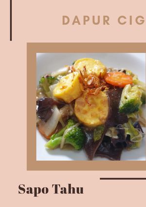Foto resep Sapo Tahu