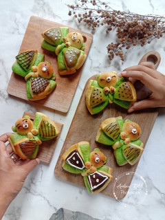 Foto resep Roti Karakter Matcha Latte
