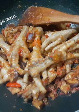 Foto resep Balado Ceker Terong