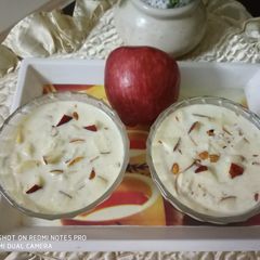 A picture of Apple Kheer.