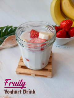 Foto resep Fruity Yoghurt Drink