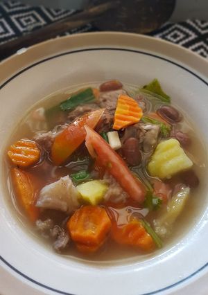 Foto resep Sop kacang merah