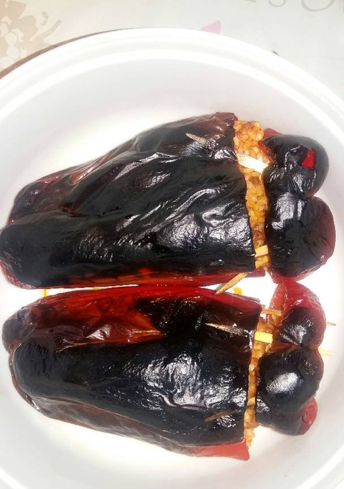 Una foto de Pimientos rellenos