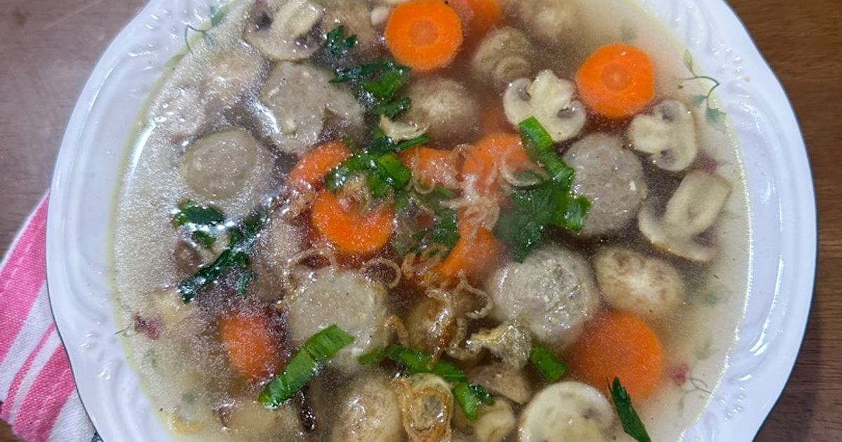 Sup Jamur Bakso