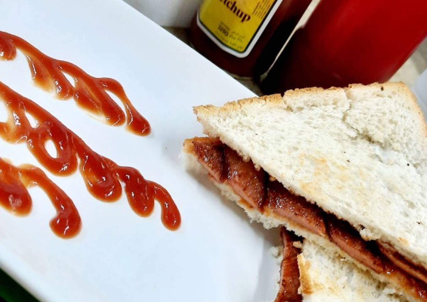 Chicken Franks Sandwich 😋😋