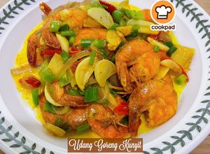 Gambar 👩‍🍳Udang Goreng Kunyit