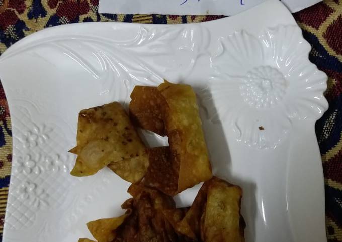 Yummilicious crispy wontons