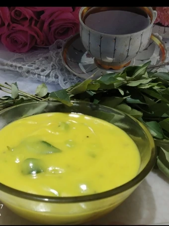 Easy Steps to Make Besan ki kadhi (chutney for fafda, khaman) which Delicious