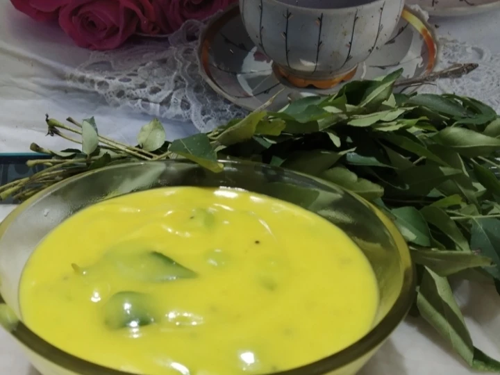 Easy Steps to Make Besan ki kadhi (chutney for fafda, khaman) which Delicious