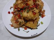 Gambar ayam cabe garam tepung tapioka