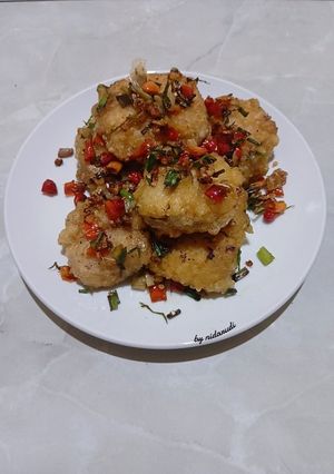 Foto resep Cireng Tahu Cabe Garam