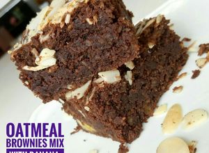 Foto resep Oatmeal Brownies with banana, carrot & cheese