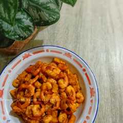 A picture of Tumis Udang Tempe.