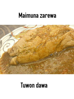 Tuwon dawa da miyan kubewa ainihin hoton girkin