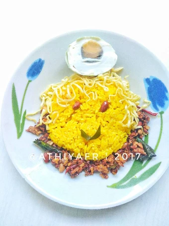 Cara Simple Menyiapkan Resep  Nasi Kuning Praktis (magic com) yang Enak Banget, Sempurna