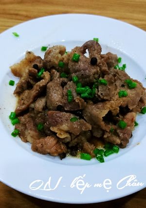 Hình của món Thịt nạc kho tiêu.