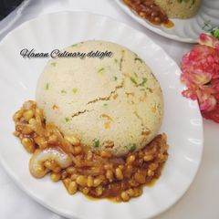 A picture of Cous cous Jollof.