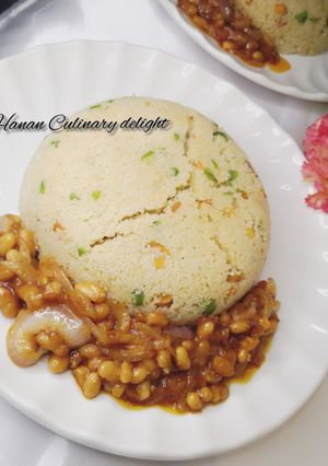 A picture of Cous cous Jollof.