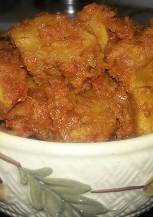 A picture of Jimikand (yam).
