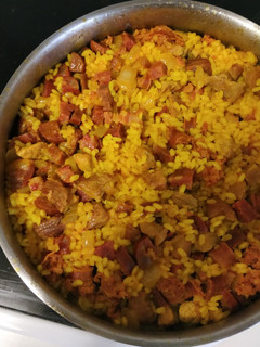 Una foto de Arroz con tropezones