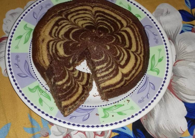 Steps to Prepare Favorite Marble Cake