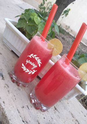 عکسی از دستور اسموتی هندوانه ولیمو🍹 🍉🍋