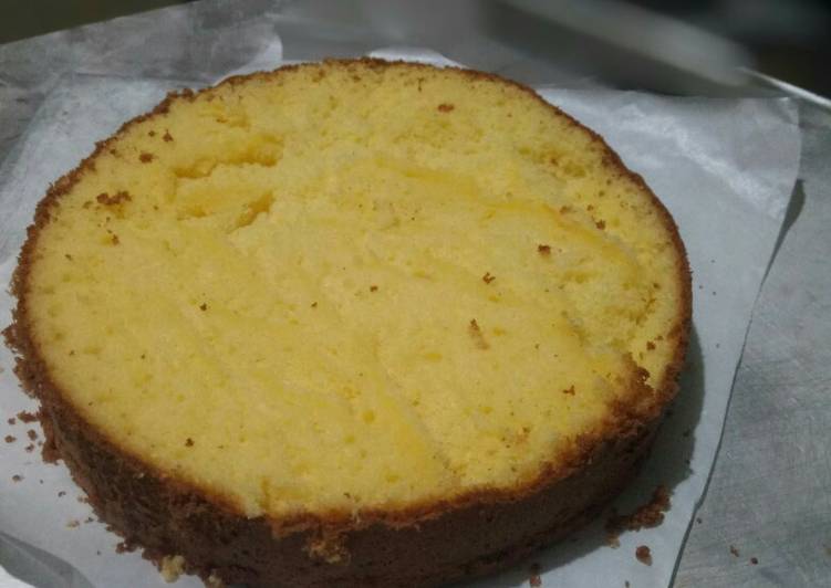 Resep Sponge Cake ULTAH 7 telur tanpa SP yang Bisa Manjain Lidah