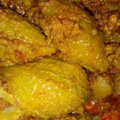 Stuffed keema with keralas(bitter gourd) A picture of Stuffed keema with keralas(bitter gourd).