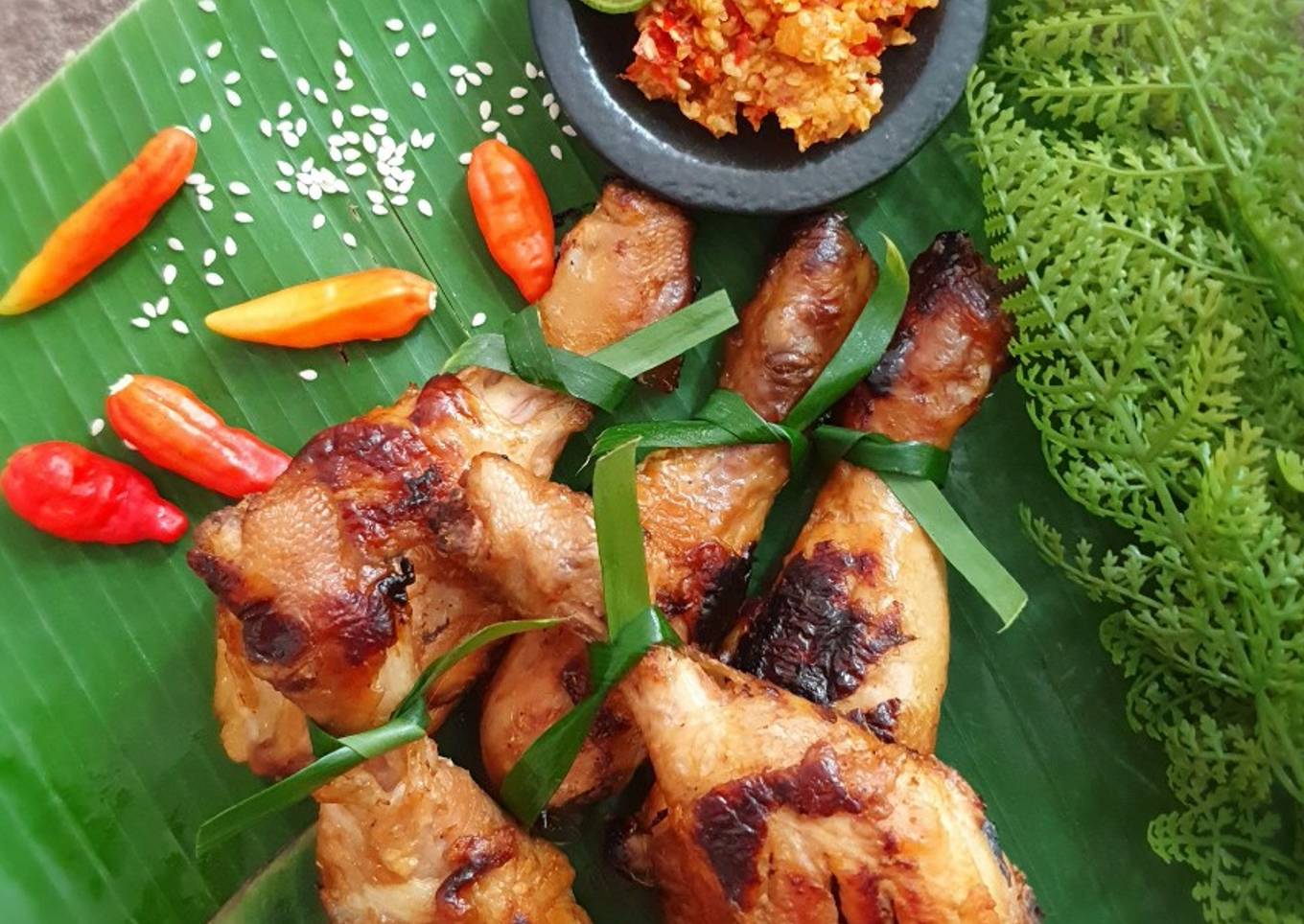 Ayam Panggang Madu Sambal Wijen