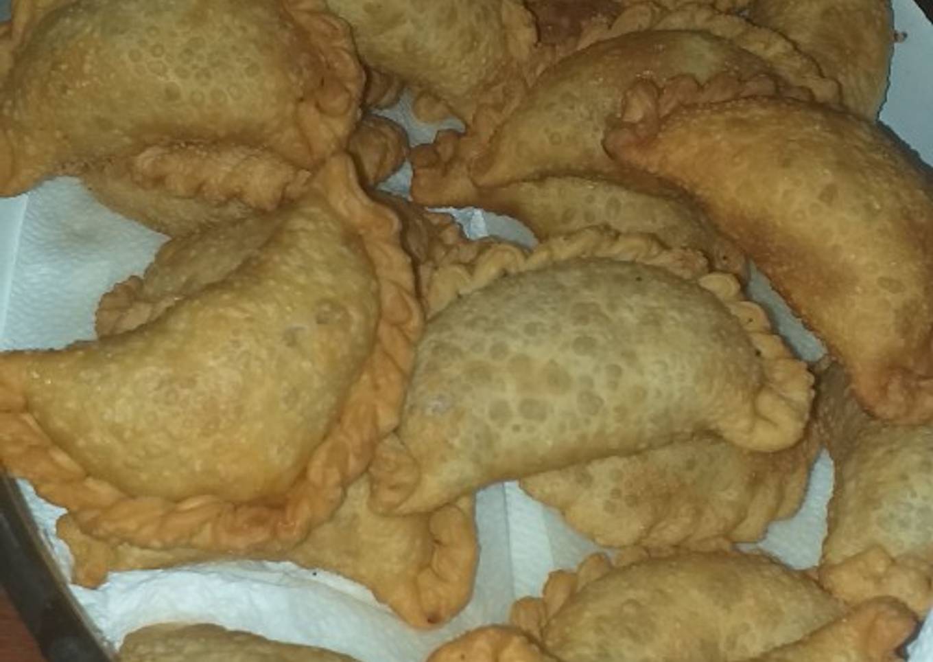 Empanadas fritas de carne picada