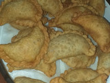 Empanadas fritas de carne picada