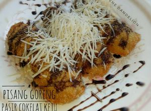 Foto resep Pisang Goreng Pasir Renyah Coklat Keju #Dandelion
