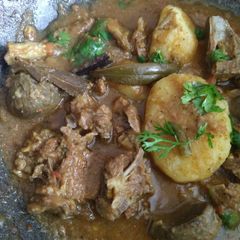 A picture of Mutton masala.
