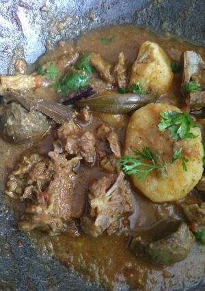 A picture of Mutton masala.
