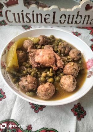 صورة لوصفة جواز الجلبانة مع كرات الكفتة
