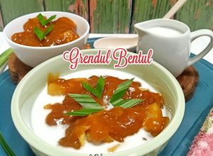 Foto resep 1012. Jenang Grendul Bentul Saus Santan Segar 👍😋