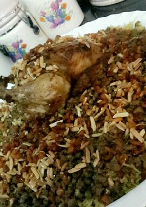 صورة لوصفة دجاج محشي مع اوزي روعه