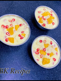 Mango Fruit Custard (Mango fruit custard recipe in tamil) செய்முறை முக்கிய புகைப்படம்