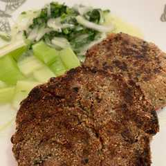 Una foto de Hamburguesas de lentejas y avena