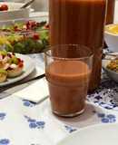 Gazpacho con frutas de verano