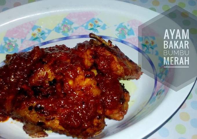 Ayam Bakar Bumbu Merah Simple